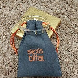 ALEXIS BITTAR BRACELET WITH GOLD AND CRYSTAL ACCEN